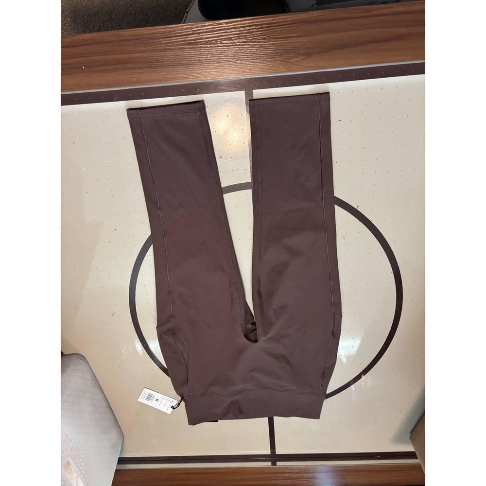 1236 RBX Active Carbon Peached Capri Leggings Brown Cell Phone Pocket CR0029I XL